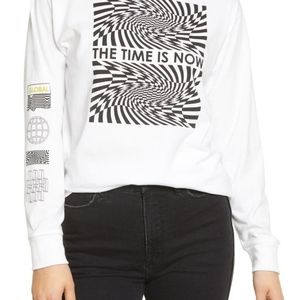 Women's The Time is Now Graphic Long Sleeve Tee